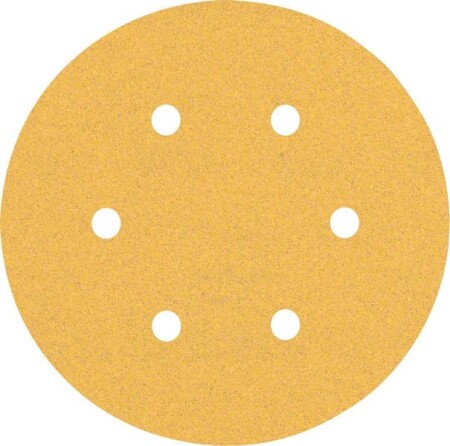 Sanding paper BOSCH Expert C470, for orbital sanders, 6 holes, 150mm, G100, 50pcs. - Bosch Accessories