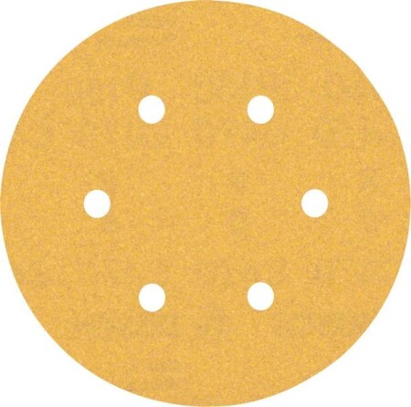 Sanding paper BOSCH Expert C470, for orbital sanders, 6 holes, 150mm, G150, 50pcs. - Bosch Accessories