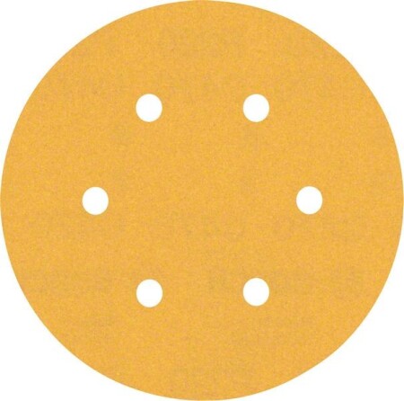 Sanding paper BOSCH Expert C470, for orbital sanders, 6 holes, 150mm, G220, 50pcs. - Bosch Accessories