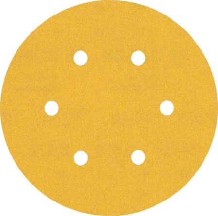 Sanding paper BOSCH Expert C470, for orbital sanders, 6 holes, 150mm, G240, 50pcs. - Bosch Accessories
