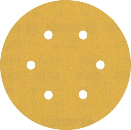 Sanding paper BOSCH Expert C470, for orbital sanders, 6 holes, 150mm, G320, 50pcs. - Bosch Accessories