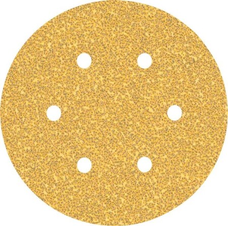 Sanding paper BOSCH Expert C470, for orbital sanders, 6 holes, 150mm, G40, 50pcs. - Bosch Accessories