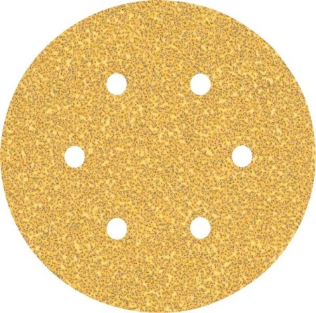Sanding paper BOSCH Expert C470, for orbital sanders, 6 holes, 150mm, G40, 5pcs. - Bosch Accessories