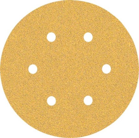 Sanding paper BOSCH Expert C470, for orbital sanders, 6 holes, 150mm, G60, 50pcs. - Bosch Accessories