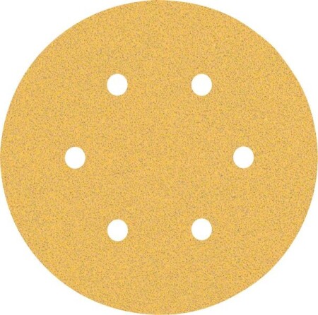 Sanding paper BOSCH Expert C470, for orbital sanders, 6 holes, 150mm, G80, 50pcs. - Bosch Accessories