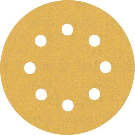Sanding paper BOSCH Expert C470, for orbital sanders, 8 holes, 115 mm, G180, 5 pcs. - Bosch Accessories