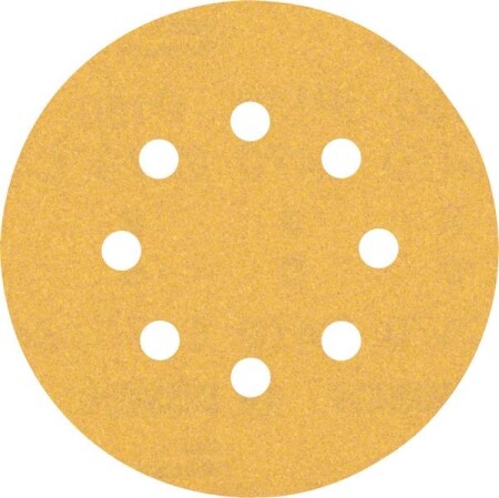 Sanding paper BOSCH Expert C470, for orbital sanders, 8 holes, 125mm, G150, 50pcs. - Bosch Accessories