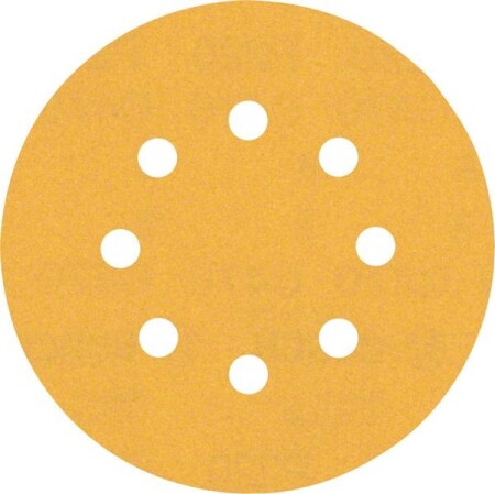 Sanding paper BOSCH Expert C470, for orbital sanders, 8 holes, 125mm, G220, 50pcs. - Bosch Accessories