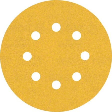 Sanding paper BOSCH Expert C470, for orbital sanders, 8 holes, 125mm, G240, 50pcs. - Bosch Accessories