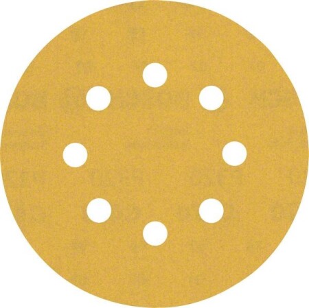 Sanding paper BOSCH Expert C470, for orbital sanders, 8 holes, 125mm, G320, 50pcs. - Bosch Accessories