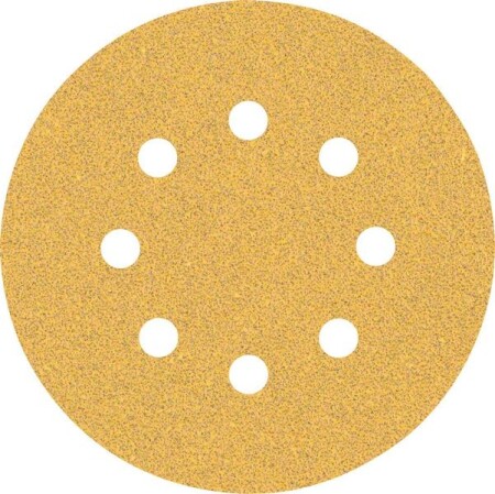 Sanding paper BOSCH Expert C470, for orbital sanders, 8 holes, 125mm, G60, 50pcs. - Bosch Accessories