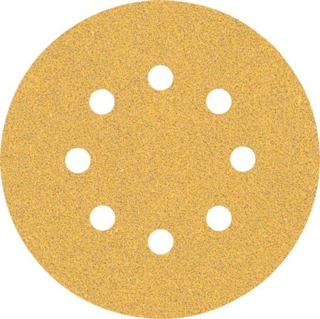 Sanding paper BOSCH Expert C470, for orbital sanders, 8 holes, 125mm, G60, 5pcs. - Bosch Accessories