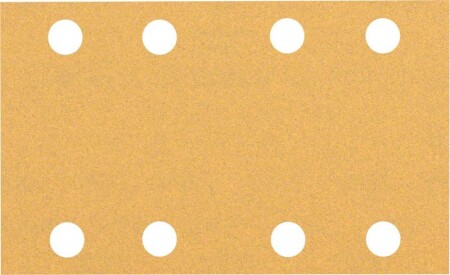 Sanding paper BOSCH Expert C470, for orbital sanders, 8 holes, 80x133mm, G100, 10pcs. - Bosch Accessories