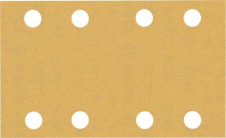 Sanding paper BOSCH Expert C470, for orbital sanders, 8 holes, 80x133mm, G180, 10pcs. - Bosch Accessories