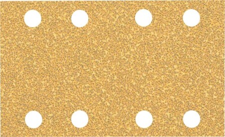 Sanding paper BOSCH Expert C470, for orbital sanders, 8 holes, 80x133mm, G40, 10pcs. - Bosch Accessories