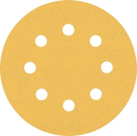 Sanding paper set BOSCH Expert C470, for orbital sanders, 115 mm, 8 holes, G60/120/240 6 pcs. - Bosch Accessories