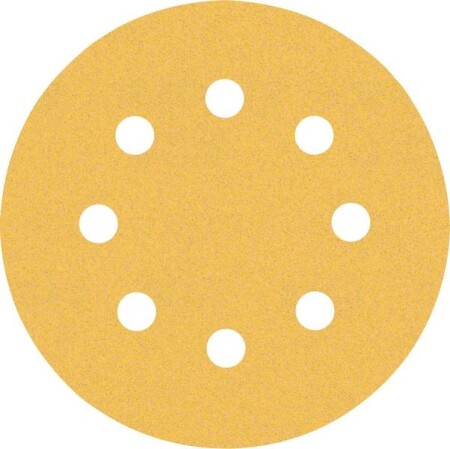 Sanding paper set BOSCH Expert C470, for orbital sanders, 125mm, 8 holes, G60/120/240 6 pcs. - Bosch Accessories