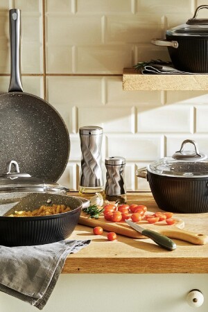 Sansa 7 Piece Granite Cookware Set 600. 15. 01. 2257 - Emsan