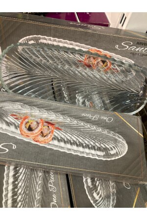 Santa 2 Pieces Boat Presentation Plate 33cm - Kaveh
