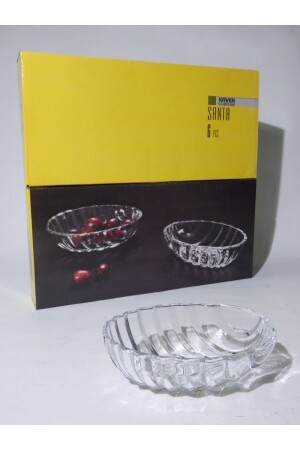 SANTA Oval Herringbone Bowl Snack Bowl 6 Pieces TYC00604189369 - Genel Markalar