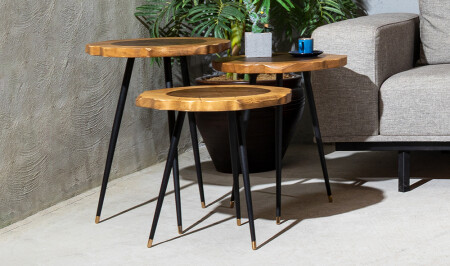 Santana Nesting Table - Cadde Yıldız