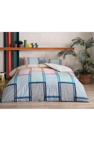 Santana Ranforce Double Duvet Cover Set Red 60241726JH - Taç