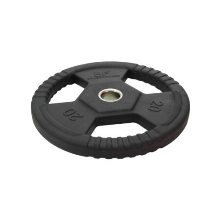 Saplı kauçuk kaplı ağırlık Bauer Fitness Premium 20kg (50mm) - Bauer Fitness