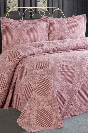 Sapphire Jacquard Chenille Bedspread Powder - Çeyiz Diyarı