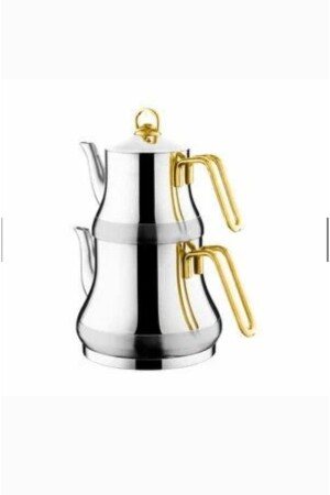 Sapphire Metal Handled Teapot Medium Size ak10 - Akdeniz