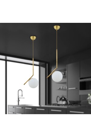 Sara Single Antique 2 Piece Modern Design Bedroom Living Room Chandelier 2 Piece Pendant Lamp Set 3456-01S-FR-02 - Apliqa