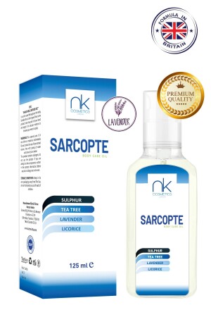 Sarcopte Skin Lotion (SCABIES) Overseas Formula 125 ml - Scabies and Itching Lotion 8699936987878 - NK Cosmetics