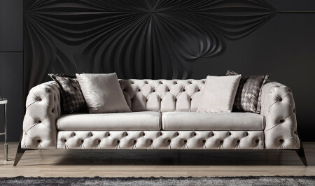 Sardes Triple Sofa - Cadde Yıldız