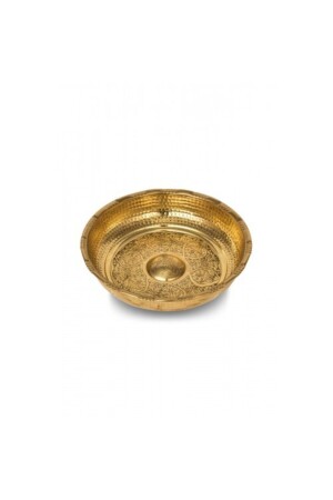 Sarı Bakır Hamam Tası 20 Cm Metal 1 - Genel Markalar