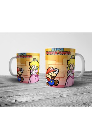 Sarı Super Mario Ve Princess Peach Kupa PIXKUPMAPE1 - Pixxa