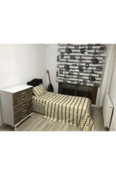 Sarı Zikzaklı Pamuklu Tek Kişilik Genç Odası Nevresim Takımı (LASTİKLİ ÇARŞAFLI) 1SNR1ZGS - SNR HOME COLLECTION
