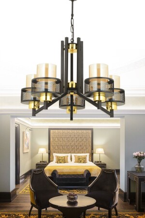 Sarp 5-Li Modern Design Pendant Chandelier - Esslight