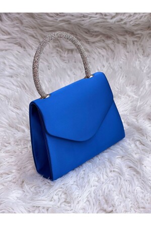 SATIN-ABENDKLEID FÜR DAMEN, STEIN-CLUTCH-PORTFOLIO-HAND, HOCHZEIT, VERLOBUNG, ABENDTASCHE - Washington Polo Club