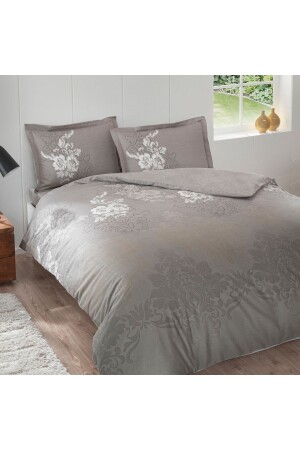 Satin Azure Double Mink Duvet Cover Set 000000001000044332 - Taç