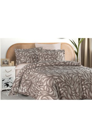 Satin Duvet Cover Set Double * Grande Mink Satin Duvet Cover Set GH2468 - Ecosse