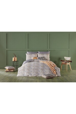 Satin-Parma-Bettbezug-Set für Doppelbett 134415135212 - Doqu Home