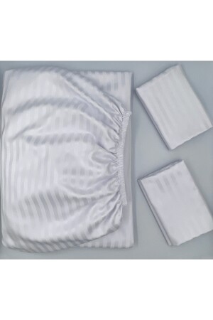 Satin-Spannbettlaken + bezogener Kissenbezug (hohe Ecktiefe) ***neuester Trend*** PINARHOME7 - pınarhome collectıon