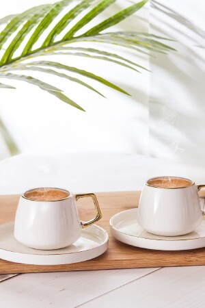 Saturn Coffee Cup Set for 2 People 100 ml Gold 153. 03. 06. 2456 - Karaca