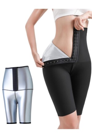 Sauna-Shorts Model Slimming Thermal Two Sizes Slimming Body Shaper Sauna Agraffiti Corset Shorts - Mistirik
