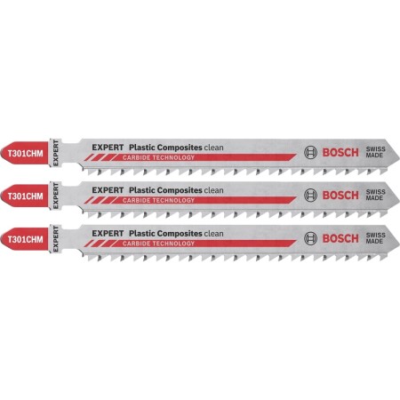 Saws BOSCH Expert Plastic Composites Clean T 301 CHM, 3 pcs. - Bosch Accessories