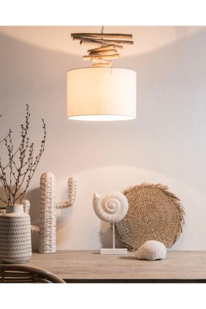 Scandinavian Decor Wood Slatted Coated Modern Bohemian Rustic Chandelier NYK0022 - NYLife