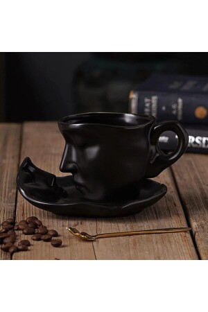 Scandinavian Face Shaped Cup Set 1 Piece 110 ml - Mug Coffee Cup Set Arv0721 - Arvale