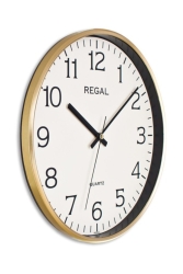 Schlanke Wanduhr mit dünnem Rahmen 0250 GI 0250 GI - Regal