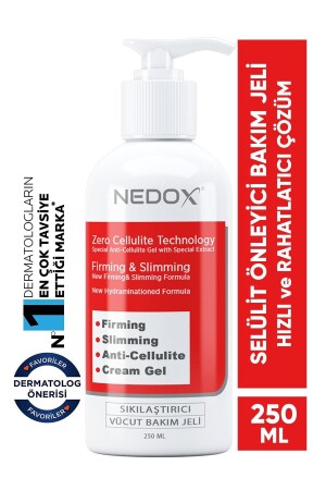 Schlankheits-, Straffungs-, Anti-Cellulite- und Körperformungsgel 250 ml NDXSJ1 - NEDOX