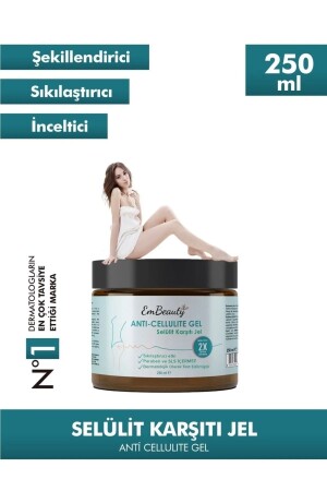 Schlankmachendes, straffendes, Anti-Cellulite- und Dehnungsstreifen-Körperformungsgel 250 ml - Embeauty