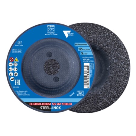 Schleifscheibe PFERD CC-Grind-Robust 125 SGP Steelox - Pferd